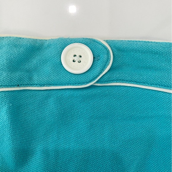 Authentic Y2K Aqua Abercrombie and Fitch Tube Top w Built in Bra - Picture 4 of 4